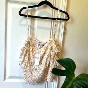 American Eagle Sunflower Crop Top NWT